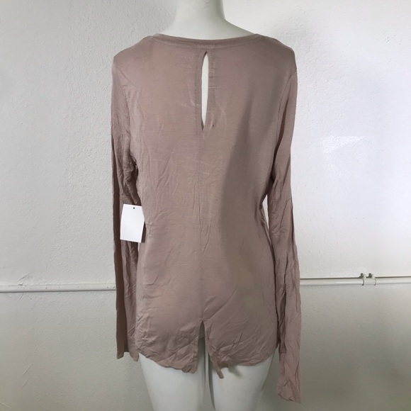 Halogen Long Sleeve Keyhole Tee - Picture 3 of 5